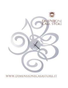 Arti & Mestieri - Orologio da parete Love Filomena alluminio -40 x 45 m di altezza 2