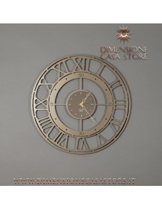 Arti & Mestieri - Orologio di design da parete Koros bronzo Ø 70 cm 2