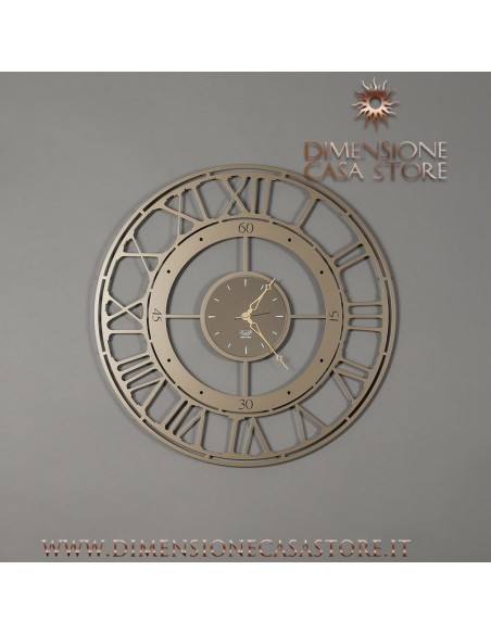 Arti & Mestieri - Orologio di design da parete Koros bronzo Ø 70 cm