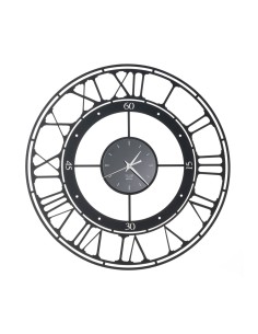 Arti & Mestieri - Orologio di design da parete Koros nero Ø 50 cm