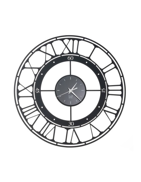 Arti & Mestieri - Orologio di design da parete Koros nero Ø 50 cm