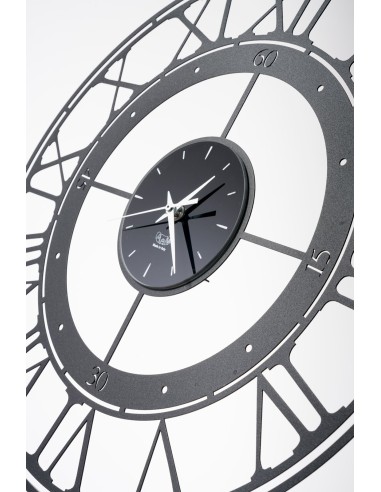 Arti & Mestieri - Orologio di design da parete Koros nero Ø 50 cm