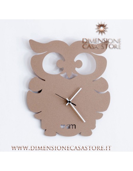 Arti & Mestieri - Orologio da parete di design Gufino beige-30 x 34 cm di altezza