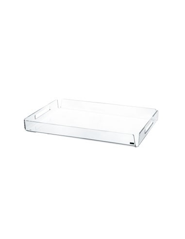Vesta Home - Vassoio Grande Like Water·trasparente·45 X 31 X 5 H Th. 5 Mm
