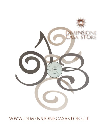 Arti & Mestieri - Orologio da parete moderno Filomena cm 80x93h