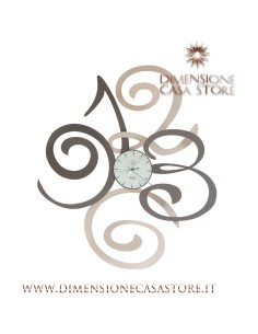 Arti & Mestieri - Orologio da parete moderno Filomena cm 80x93h 2