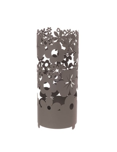 Arti & Mestieri - Porta ombrelli con fiori Daisy Fango Ø23x55h