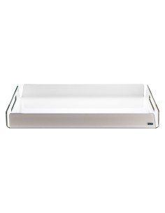 Vesta Home - Vassoio Grande Like Water·tortora Monosatinato·45 X 31 X 5 H Th. 5 Mm