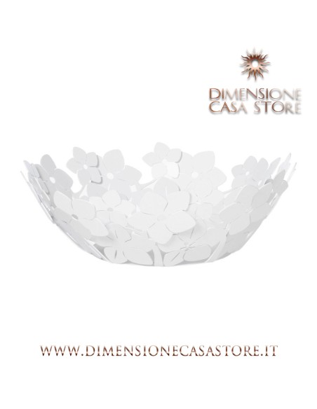 Arti & Mestieri - Centro tavola di design floreale grande-bianco marmo Ø40x15H