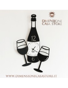 Arti & Mestieri - Orologio da parete Cin Cin-30 x-nero 55 cm di altezza 2