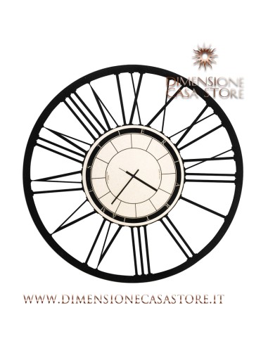 Arti & Mestieri - Orologio da parete di design Big-nero 90-90 cm di diametro