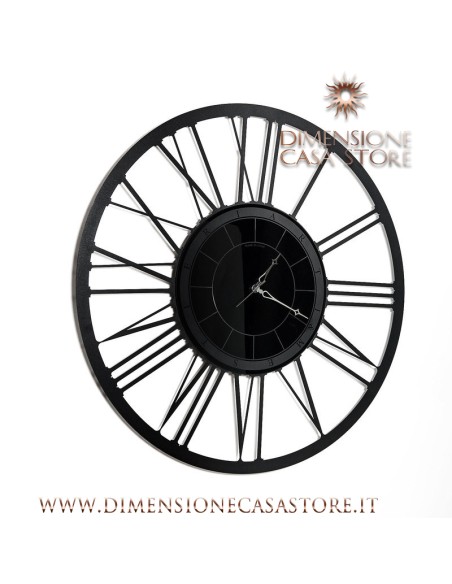 Arti & Mestieri - Orologio da parete di design Big Lux Diametro-nero 90 cm