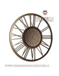 Arti & Mestieri - Orologio da parete di design Big Lux-90 cm di diametro-bronzo