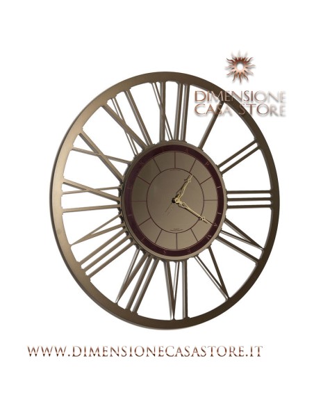 Arti & Mestieri - Orologio da parete di design Big Lux-90 cm di diametro-bronzo