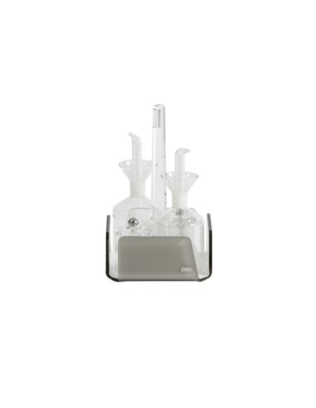 Vesta Home - Vassoio Grande Like Water·tortora Monosatinato·45 X 31 X 5 H Th. 5 Mm