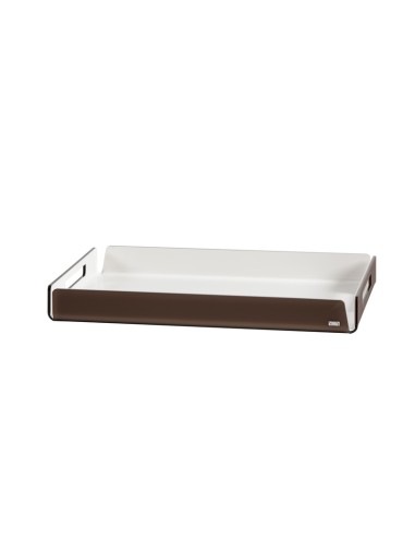Vesta Home - Vassoio Grande Like Water·marrone Monosatinato·45 X 31 X 5 H Th. 5 Mm