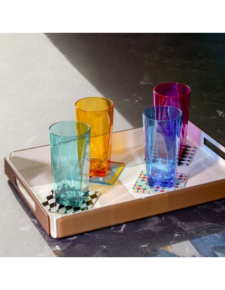 Vesta Home - Vassoio Grande Like Water·marrone Monosatinato·45 X 31 X 5 H Th. 5 Mm