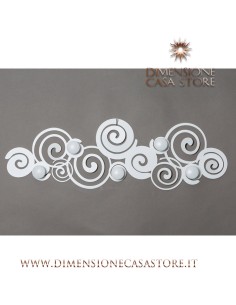 Arti & Mestieri - Appendiabiti in ferro Orfeo-bianco cm 75x25H 2