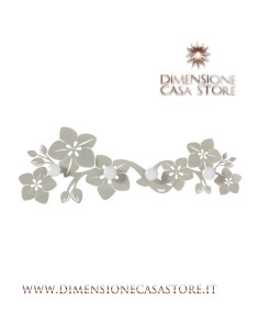 Arti & Mestieri - Appendiabiti di design Fior di loto-77 x-avorio 26 cm di altezza 2