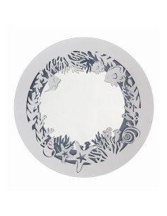 Arti & Mestieri - Specchio Nettuno Azzurro Bianco Marmo