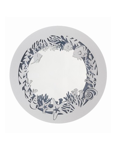 Arti & Mestieri - Specchio Nettuno Azzurro Bianco Marmo