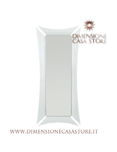 Arti & Mestieri - Specchio lungo da terra Morgana-75 x-bianco 167h cm (42 x 135h cm)