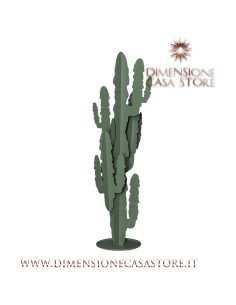 Arti & Mestieri - Pianta decorativa moderna Cactus grande-Diametro-verde salvia 40 x 100 cm di altezza