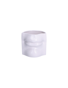 Rituali Domestici - Rituali Domestici - Linea Augusto Vaso Decorativo Bocca Bianco in Ceramica 16x13,5xh 14,7 Cm 2