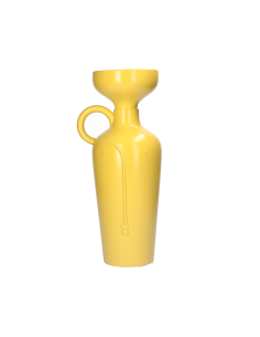 Rituali Domestici - Rituali Domestici - Linea Pelike Vaso Giallo Volto L in Ceramica 17,5x15,5xh 38,5 Cm Gb 2