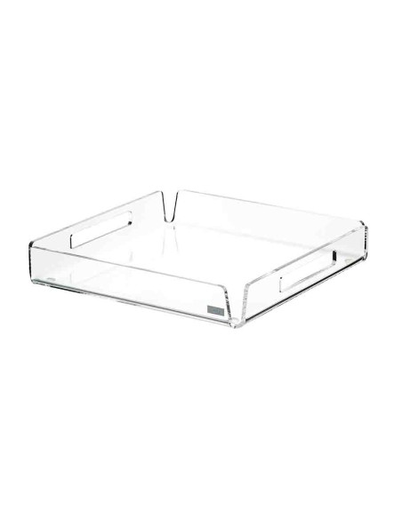 Vesta Home - Vassoio Quadrato Mini Like Water·trasparente·20 X 20 X 4 H Th. 5 Mm