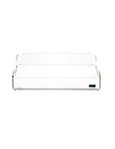 Vesta Home - Vassoio Quadrato Mini Like Water·trasparente·20 X 20 X 4 H Th. 5 Mm