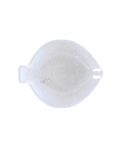 Rituali Domestici - Rituali Domestici - Linea Susanna Piatto Vetro Pesce Fantasia Bianco M 25,5x20,5xh 3 Cm 2