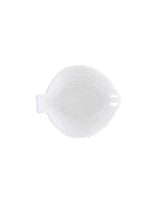 Rituali Domestici - Rituali Domestici - Linea Susanna Piatto Vetro Pesce Fantasia Bianco S 19,5x16xh 2,5 Cm