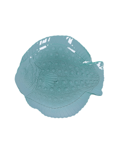 Rituali Domestici - Rituali Domestici - Linea Susie Piatto Vetro Pesce Verde Xl 38x34,5xh 4 Cm