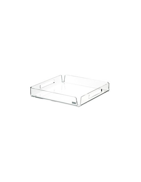 Vesta Home - Vassoio Quadrato Mini Like Water·trasparente·20 X 20 X 4 H Th. 5 Mm