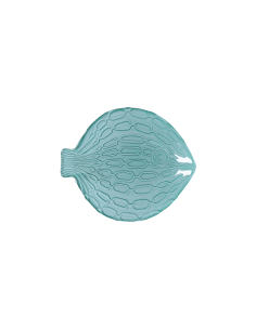Rituali Domestici - Rituali Domestici - Linea Susanna Piatto Vetro Pesce Fantasia Verde S 19,5x16xh 2,5 Cm
