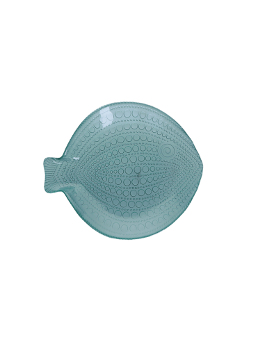 Rituali Domestici - Rituali Domestici - Linea Susanna Piatto Vetro Pesce Fantasia Verde L 29,5x26xh 4 Cm