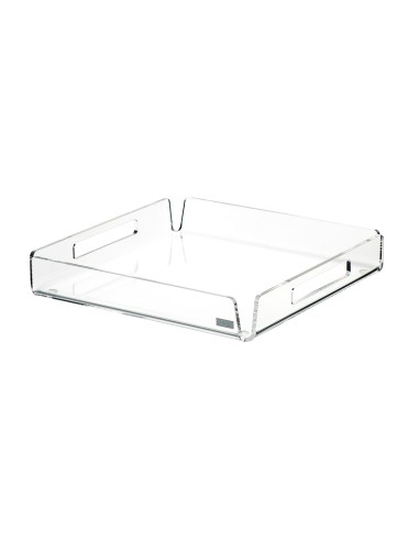 Vesta Home - Vassoio Quadrato Mini Like Water·trasparente·20 X 20 X 4 H Th. 5 Mm