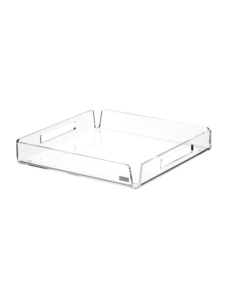 Vesta Home - Vassoio Quadrato Mini Like Water·trasparente·20 X 20 X 4 H Th. 5 Mm