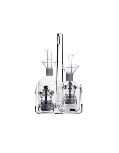 Vesta Home - Menage Cestino Like Water·trasparente·14,5 X 14,5 X 23 H Th. 5 Mm