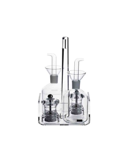 Vesta Home - Menage Cestino Like Water·trasparente·14,5 X 14,5 X 23 H Th. 5 Mm
