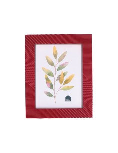 Rituali Domestici - Rituali Domestici - Linea ''tiguardo'' Portafoto Solchi Rosso in Resina per Foto 15x20 Cm in 20xh 25 Cm 2