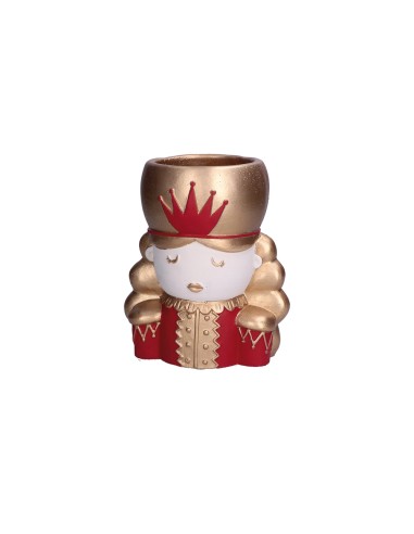 Rituali Domestici - Rituali Domestici - Linea ''vivalabanda'' Cachepot Lei in Cemento 16x12xh 19,5 Cm