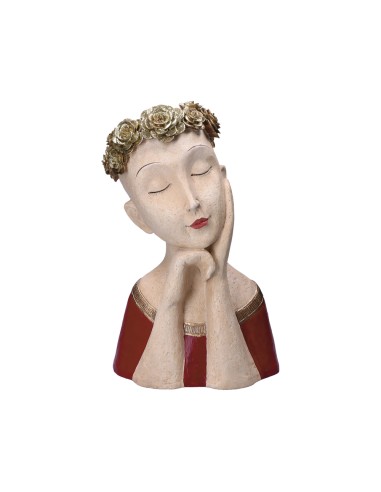 Rituali Domestici - Rituali Domestici - Linea ''medea'' Cachepot Magda Oro in Resina 24x18xh 35 Cm