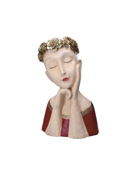 Rituali Domestici - Rituali Domestici - Linea ''medea'' Cachepot Magda Oro in Resina 24x18xh 35 Cm