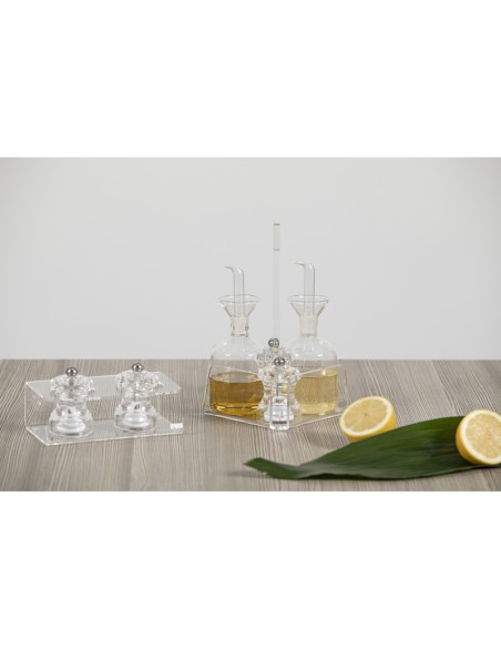 Vesta Home - Menage Cestino Like Water·trasparente·14,5 X 14,5 X 23 H Th. 5 Mm