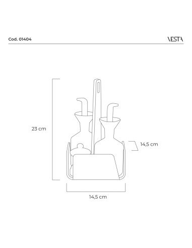 Vesta Home - Menage Cestino Like Water·trasparente·14,5 X 14,5 X 23 H Th. 5 Mm