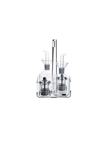 Vesta Home - Menage Cestino Like Water·trasparente·14,5 X 14,5 X 23 H Th. 5 Mm