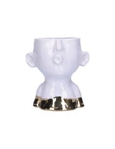 Rituali Domestici - Rituali Domestici - Linea ''eiofischio'' Cachepot Oro in Stoneware M 15,5x15xh 17 Cm 2