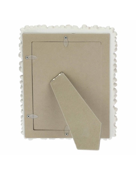 Rituali Domestici - Fiorito Portafoto Violette Bianche Resina 13x18 Cm Gift Box